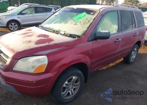 2003 Honda Pilot Ex-L из США, поврежденный, VIN 2HKYF18543H519695